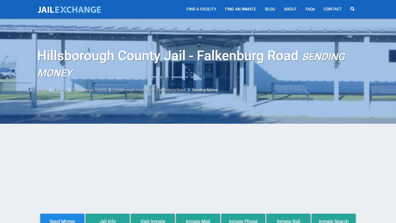 Hillsborough County Jail - Falkenburg Road Sending Money