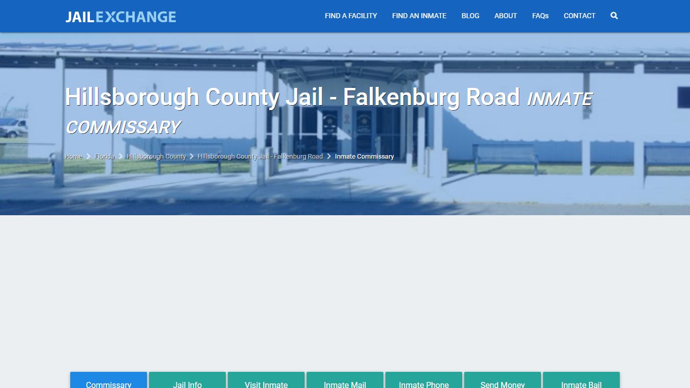 Hillsborough County Jail - Falkenburg Road Inmate Commissary